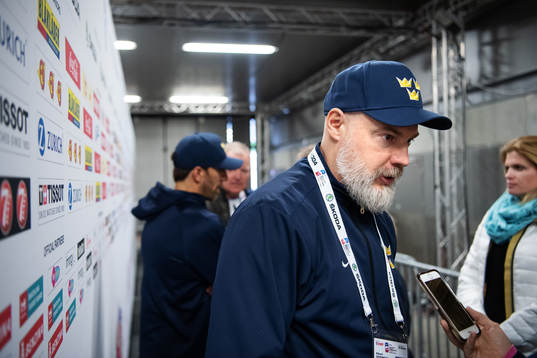 Head coach Rikard Grönborg of Sweden
