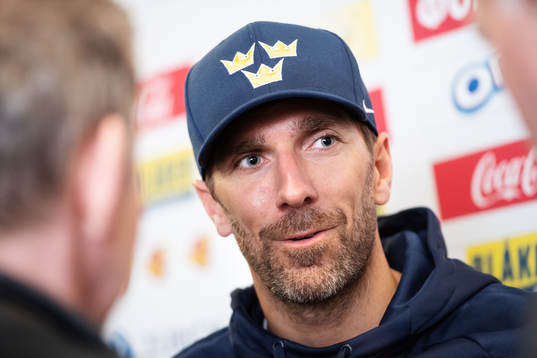 Goaltender Henrik Lundqvist of Sweden