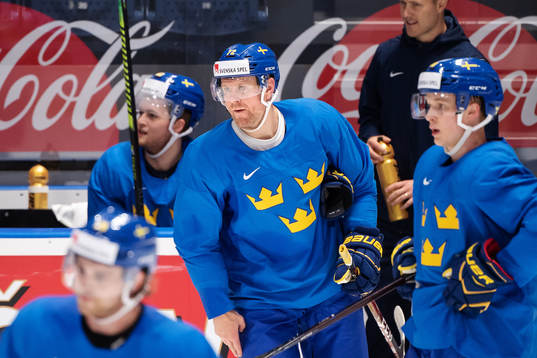 Patric Hörnqvist of Sweden at a practice session
