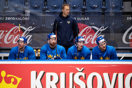 Patric Hörnqvist, Adam Larsson, Elias Pettersson and