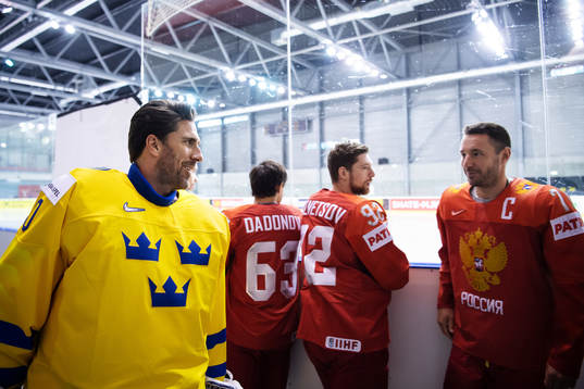 Bläddra bland fler bilder av 2019 IIHF Ice Hockey World Championship, day -1, Sweden, practice
