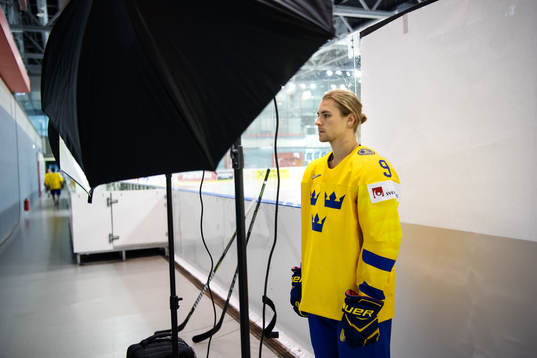Adrian Kempe of Sweden at an official portrait session