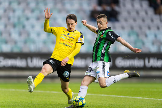 Frejs Hjalmar Ekdal och GAIS Leonard Pllana