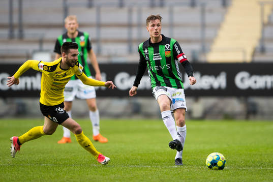 Frejs Daniel Sliper och GAIS Marcus Bergholtz