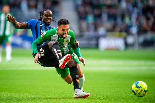 Sirius Kebba Ceesay och Hammarbys Imad Khalili