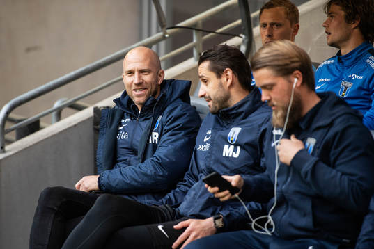 Sirius tränare Henrik Rydström och tränare Mirza Jelecak