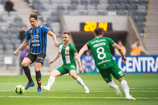 Sirius Philip Haglund och Hammarbys Mats Solheim