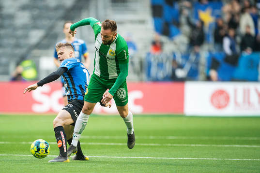 Sirius Elias Andersson och Hammarbys Muamer Tankovic