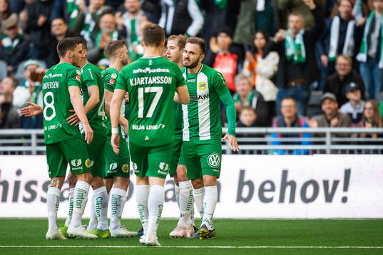 Hammarbys Muamer Tankovic jublar