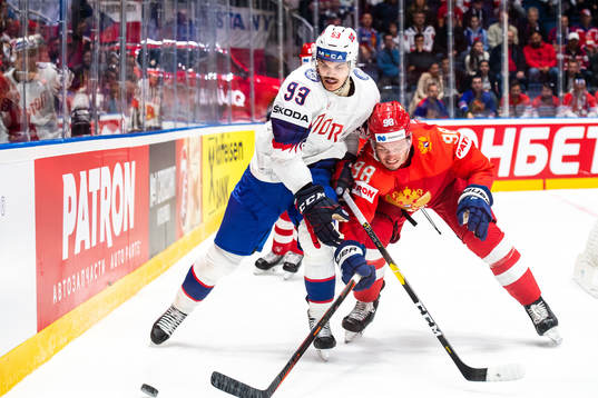 Thomas Valkvæ Olsen of Norway and Mikhail Sergachyov of