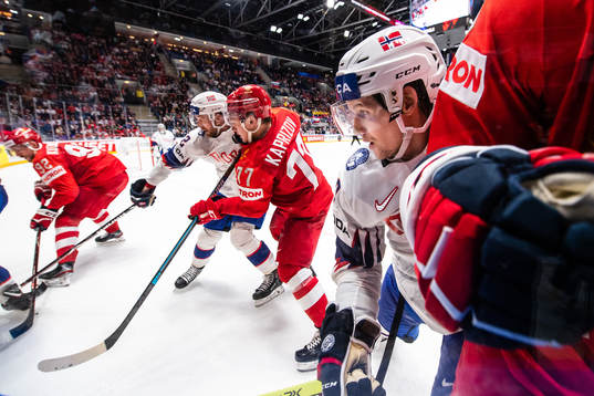 Martin Røymark and Alexander Bonsaksen of Norway against