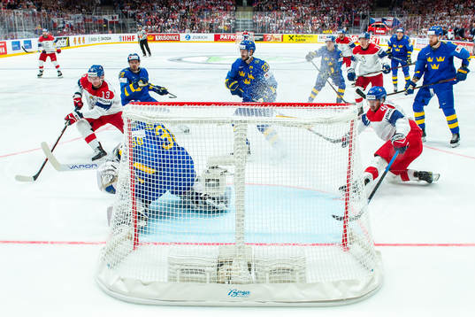 Jakub Vrana and Jan Kovar of Czech Republic against