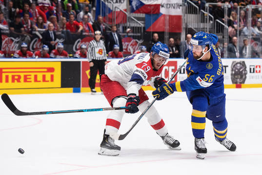 Tomas Zohorna of Czech Republic and Erik Gustafsson of