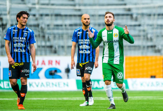 Hammarbys Muamer Tankovic jublar