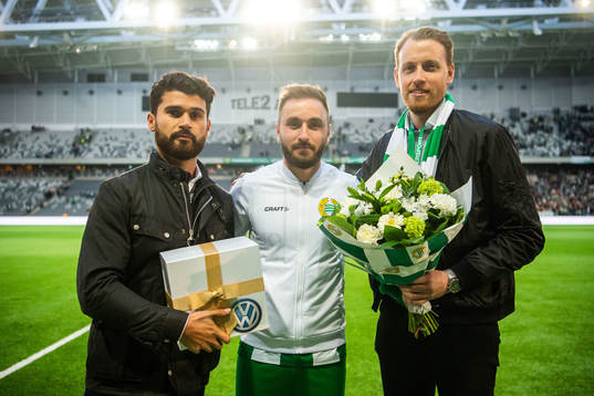 Hammarbys Muamer Tankovic tilldelas en utmärkelse