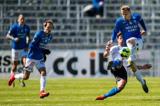 Halmstads Pontus Silfwer och Trelleborgs Erik Andersson