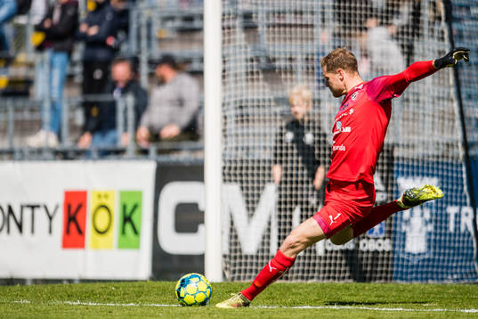 Halmstads målvakt Malkolm Nilsson