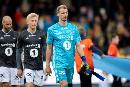 goalkeeper André Hansen of Rosenborg
