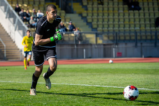 Prespa Birliks målvakt Zakaria Abdulrazek
