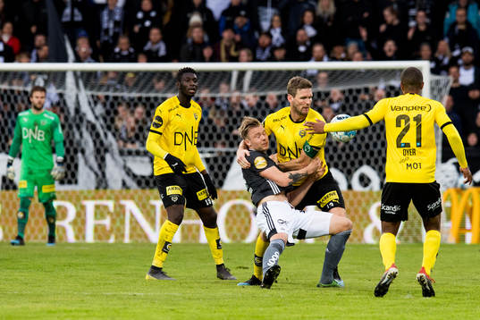 Alexander Søderlund of Rosenborg and Frode Kippe of