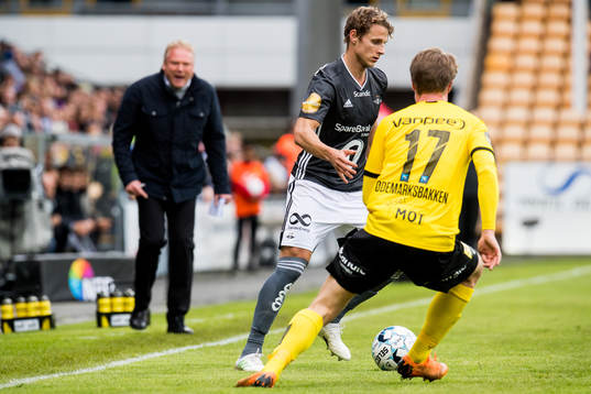Jørgen Lennartsson, head coach of Lillestrøm, Vegar Eggen