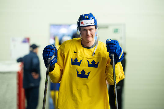 Dennis Rasmussen of Sweden at a practice session