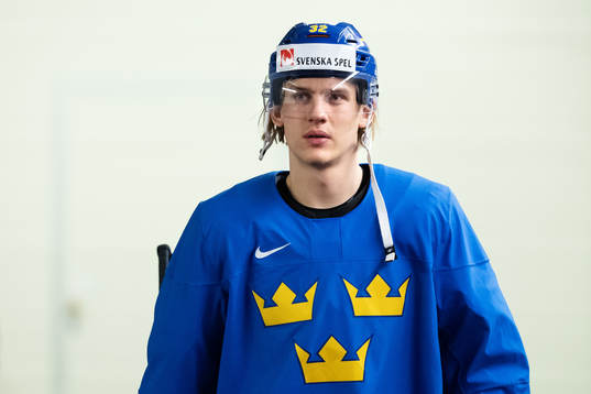 Oskar Lindblom of Sweden at a practice session