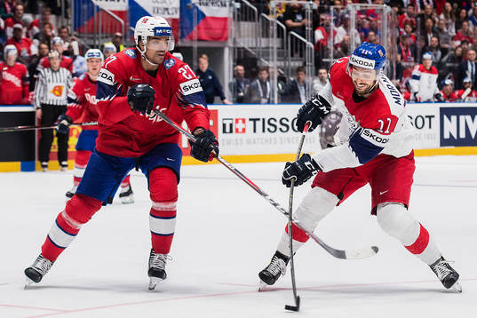 Andreas Martinsen of Norway and Michal Moravcik of Czech