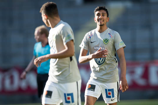 Jönköpings Amir Al-Ammari jublar