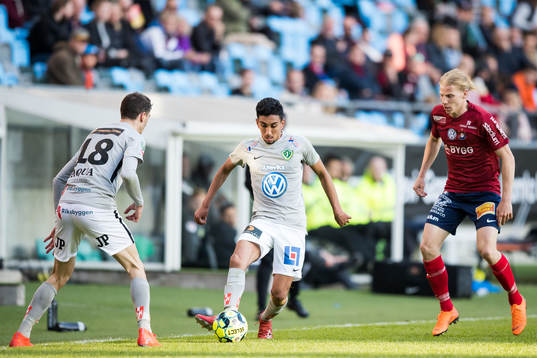 Jönköpings Amir Al-Ammari och Örgrytes Gustav Ludwigson
