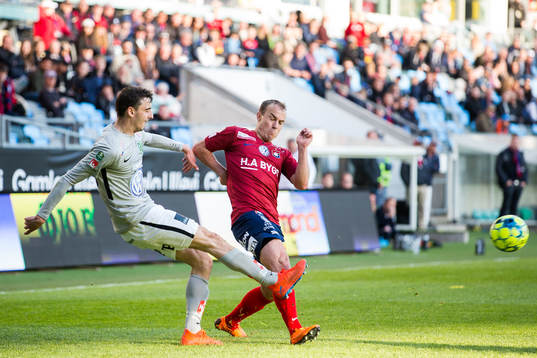 Jönköpings Jetmir Haliti och Örgrytes Calle Wede