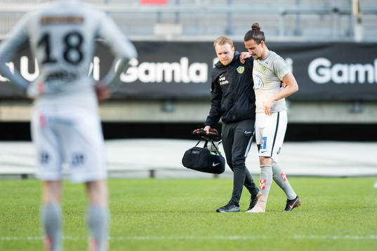 Jönköpings Edin Hamidovic tvingas utgå