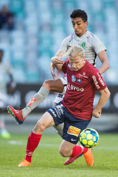 Jönköpings Amir Al-Ammari och Örgrytes Gustav Ludwigson