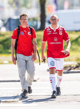 Kalmar FF supportern Olof Torbrand från Skövde gick hela