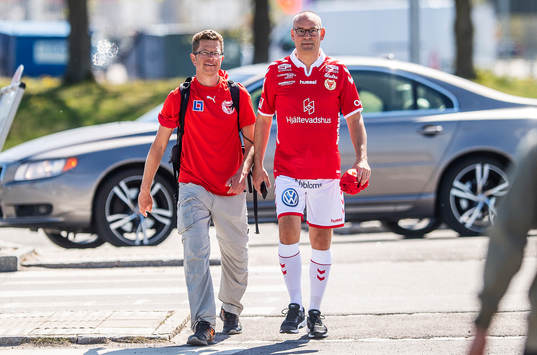 Kalmar FF supportern Olof Torbrand från Skövde gick hela