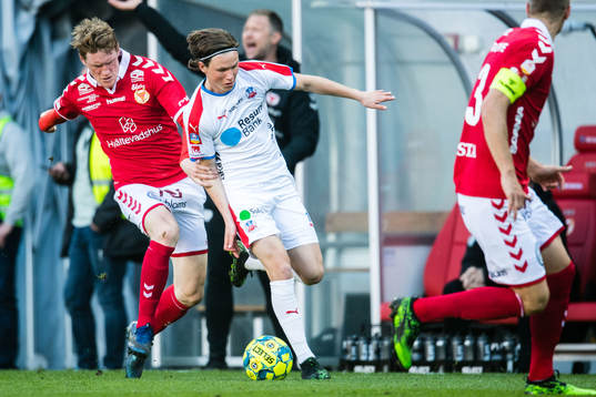 Kalmars Rasmus Elm och Helsingborgs Max Svensson