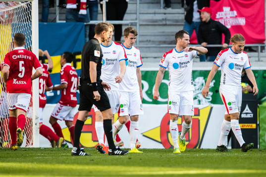 Helsingborgs spelare deppar