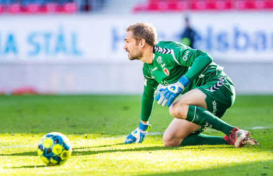 Kalmars målvakt Lucas Hägg-Johansson