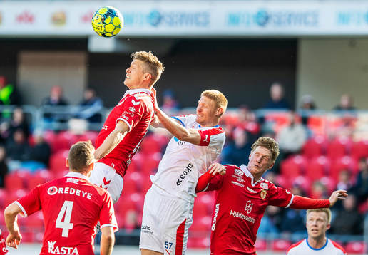 Kalmars Viktor Elm och Rasmus Elm samt Helsingborgs Markus