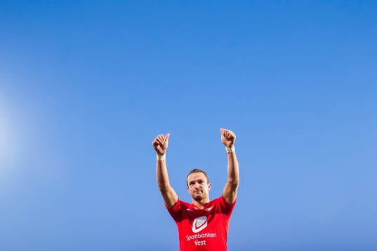 Veton Berisha of Brann celebrates