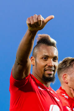 Bismar Acosta of Brann celebrates