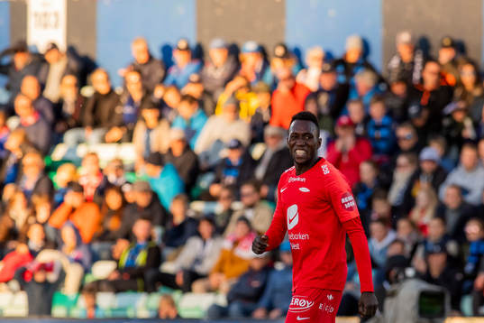 Daouda Bamba of Brann reacts