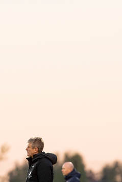 Lars Arne Nilsen, head coach of Brann, and Henning Berg,
