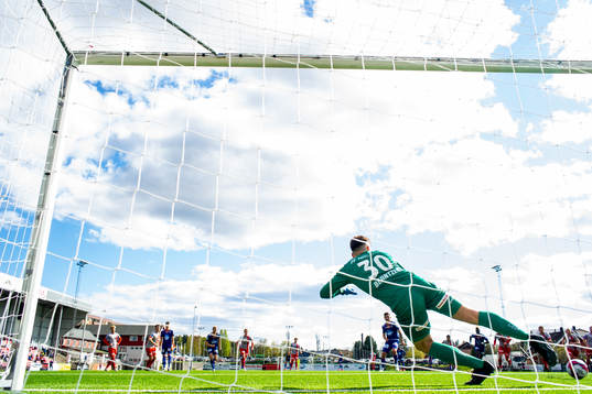 Niklas Castro of Aalesund scores 0-1