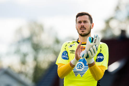 Goalkeeper Tarjei Aase Omenås of Aalesund