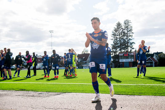 Niklas Castro of Aalesund celebrates