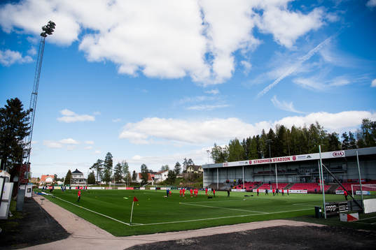 General view of Strømmen Stadion