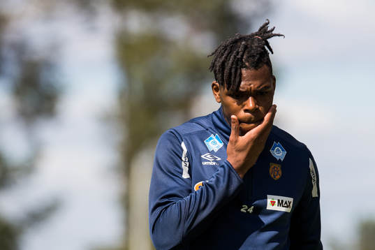 Goalkeeper Enock Mawete Mwimba of Aalesund