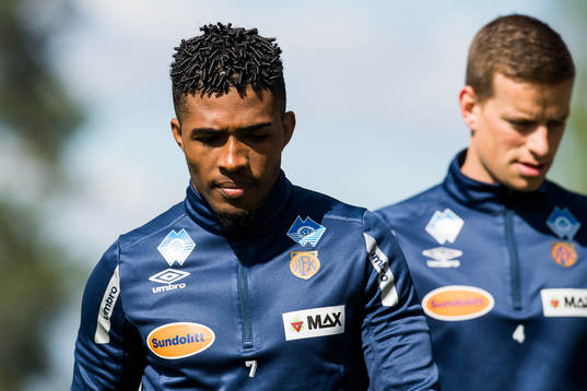 Erikson Spinola Lima and Jonas Grønner of Aalesund