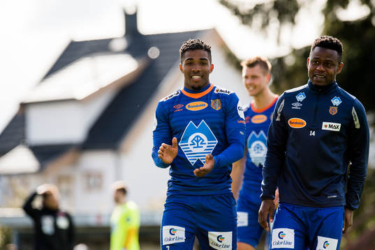 Erikson Spinola Lima and Izunna Uzochukwu of Aalesund
